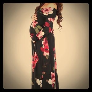 Maternity Long Maxi Dress